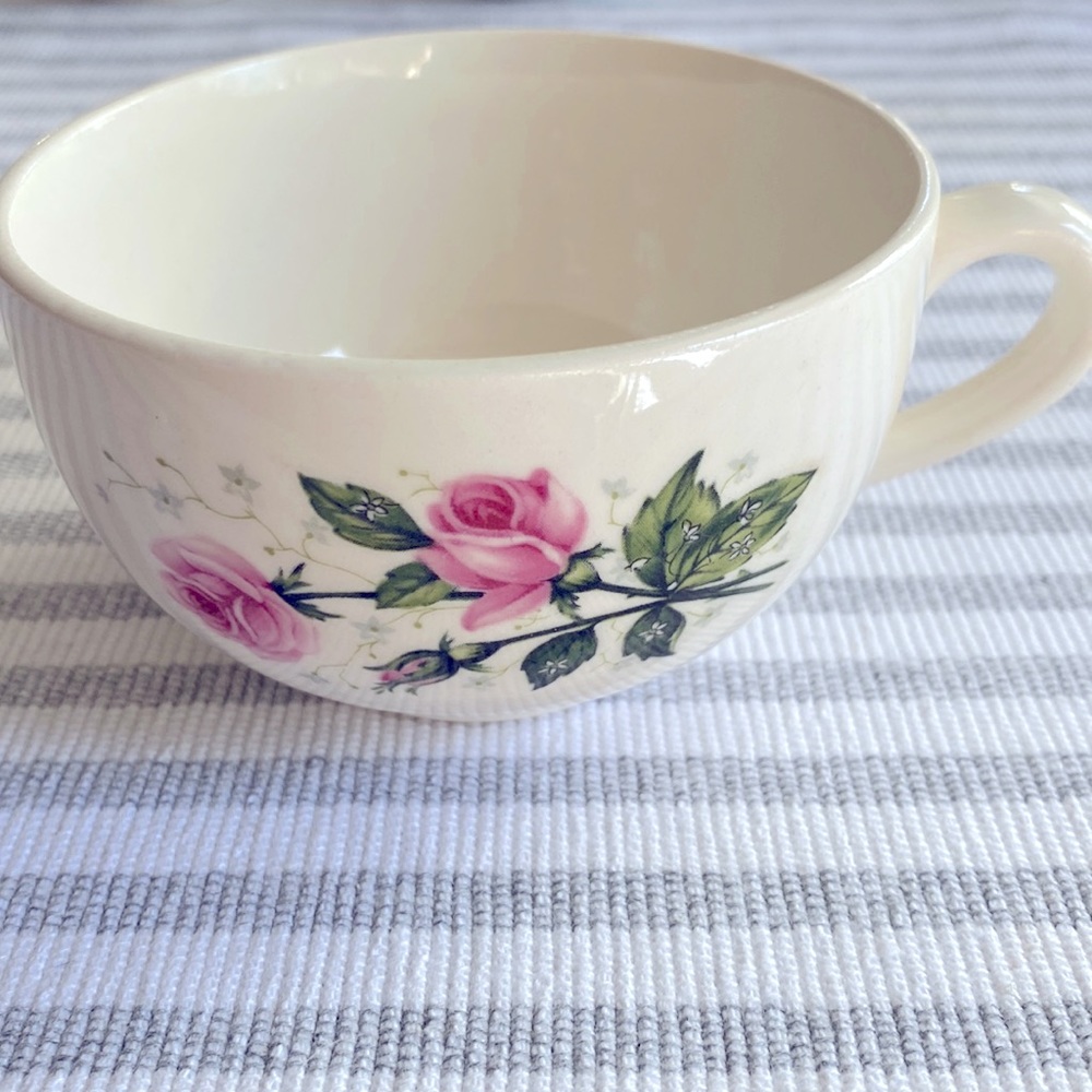 Teacup floral made Marked USA